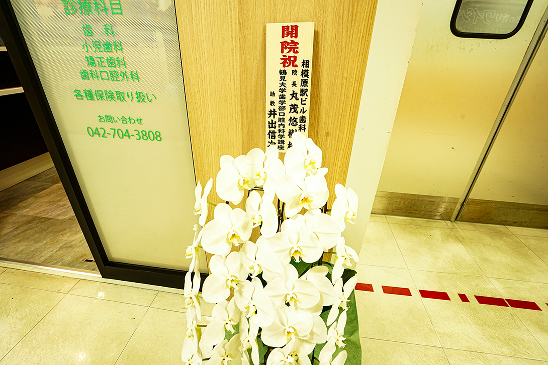 内覧会開催のお祝いのお花｜相模原駅ビル歯科